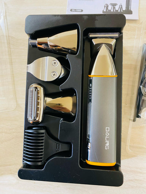 Daling 9-in-1 Rechargeable Men's Grooming Set – Shaver, Electric